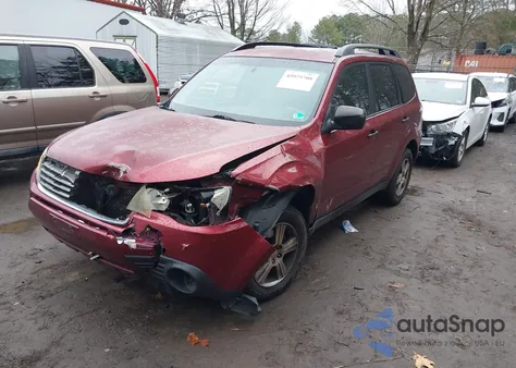 2010 Subaru Forester 2.5X from USA, damaged, VIN JF2SH6BC6AH762667